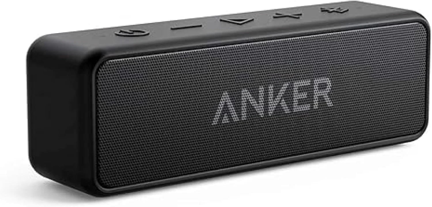 Black Anker Soundcore 2 portable Bluetooth speaker