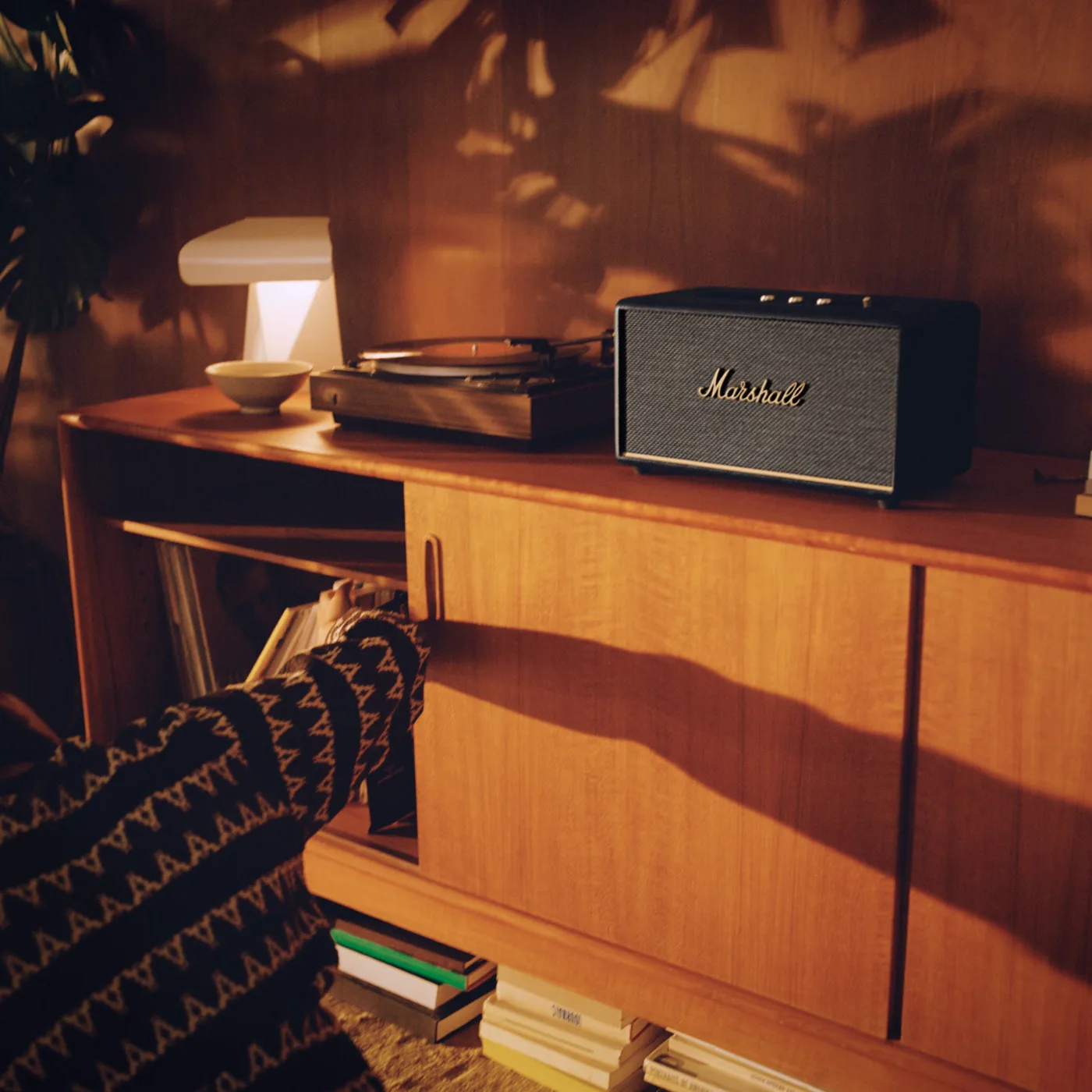 Marshall Stanmore III speaker in a home listening setup