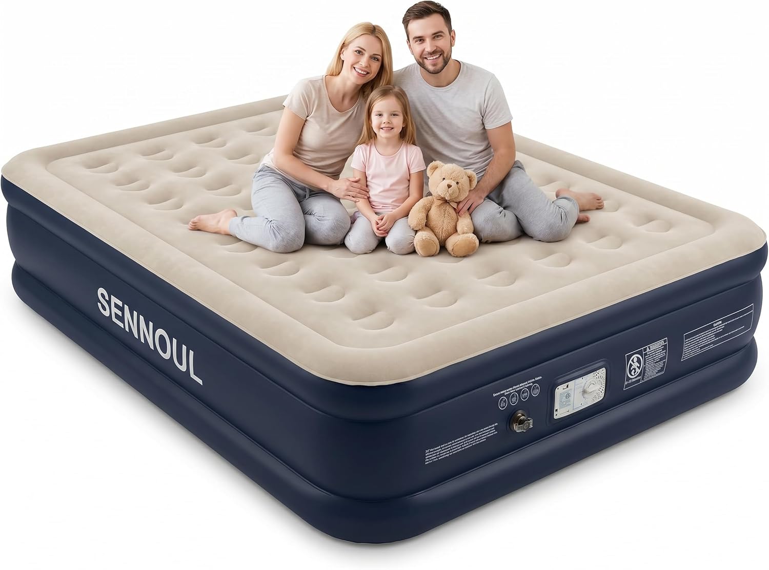 SENNOUL Air Mattress Queen with Built in Pump, Inflatable Mattress Blow Up, 29% off at Amazon