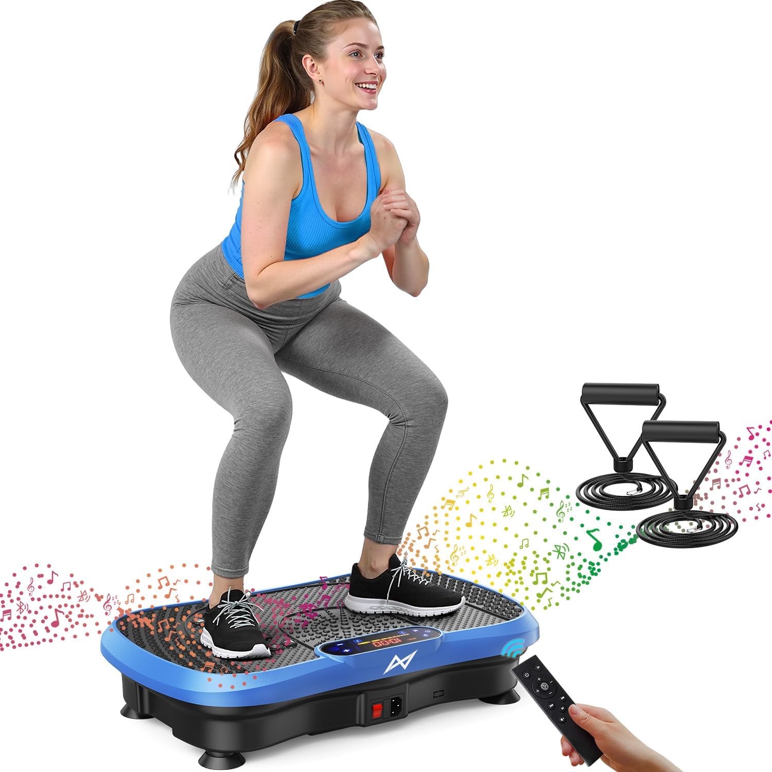 Vibration Plate Exercise Machine Fitness Platform Body Vibrating Board, 31% off at Amazon