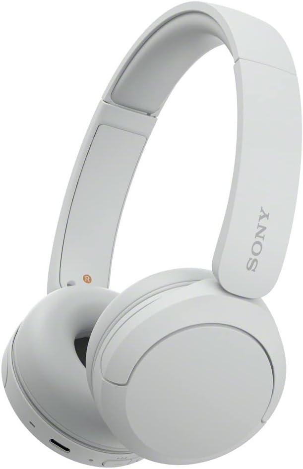Sony WH-CH520 Wireless On-Ear Bluetooth Headphones with Microphone, White, 46% off at Amazon