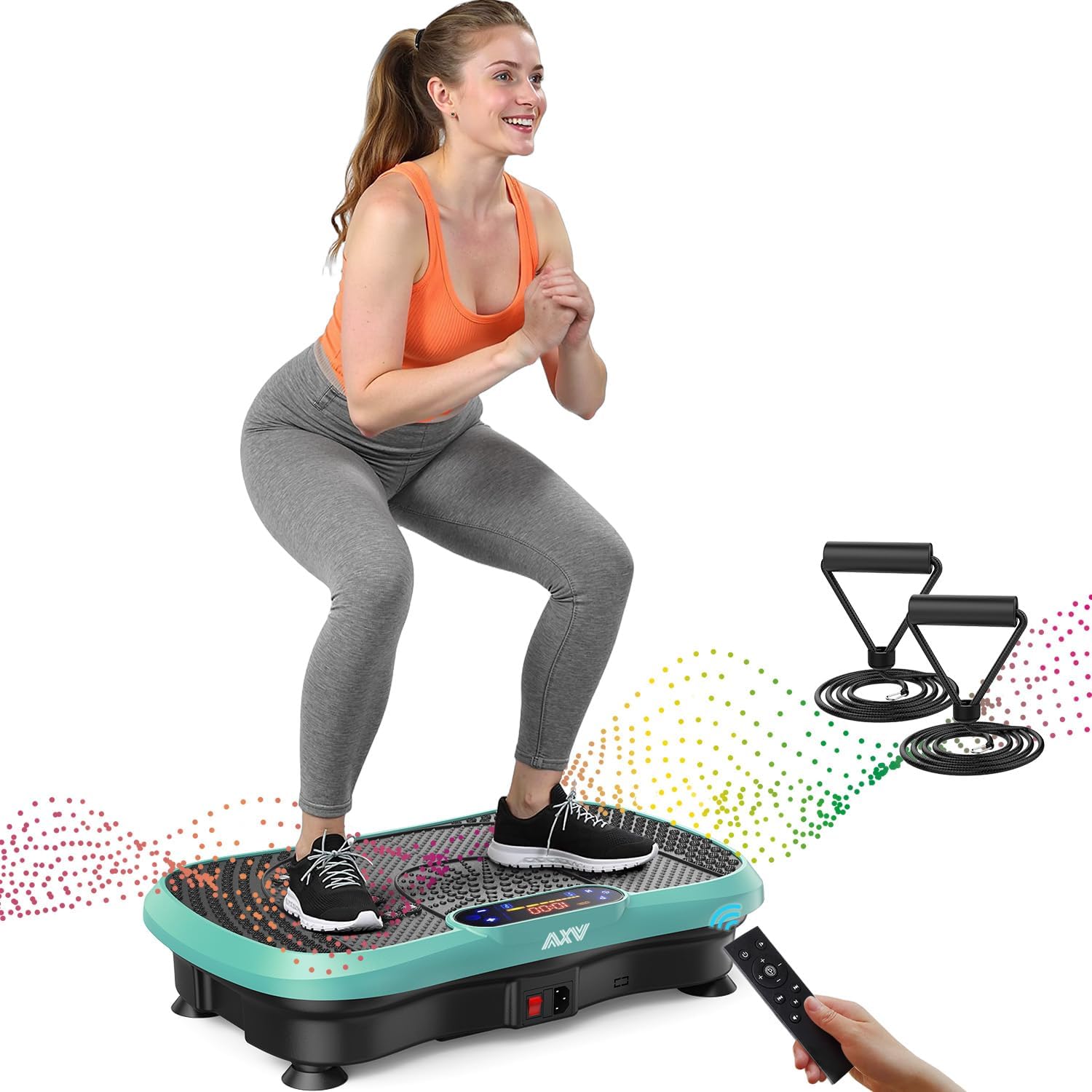 Vibration Plate Fitness Platform Exercise Machine Body Vibrating Board Curved, 33% off at Amazon