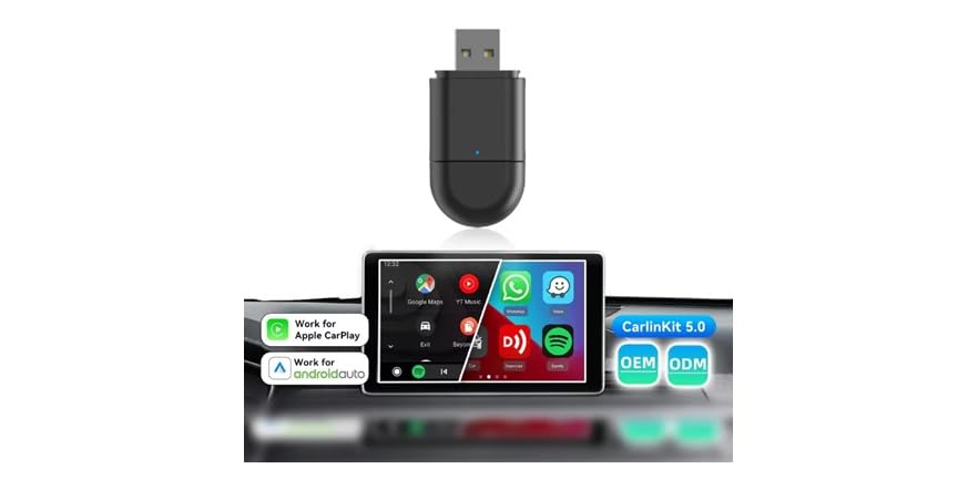 Wireless CarPlay & Android Auto Adapter, 45% off at Woot