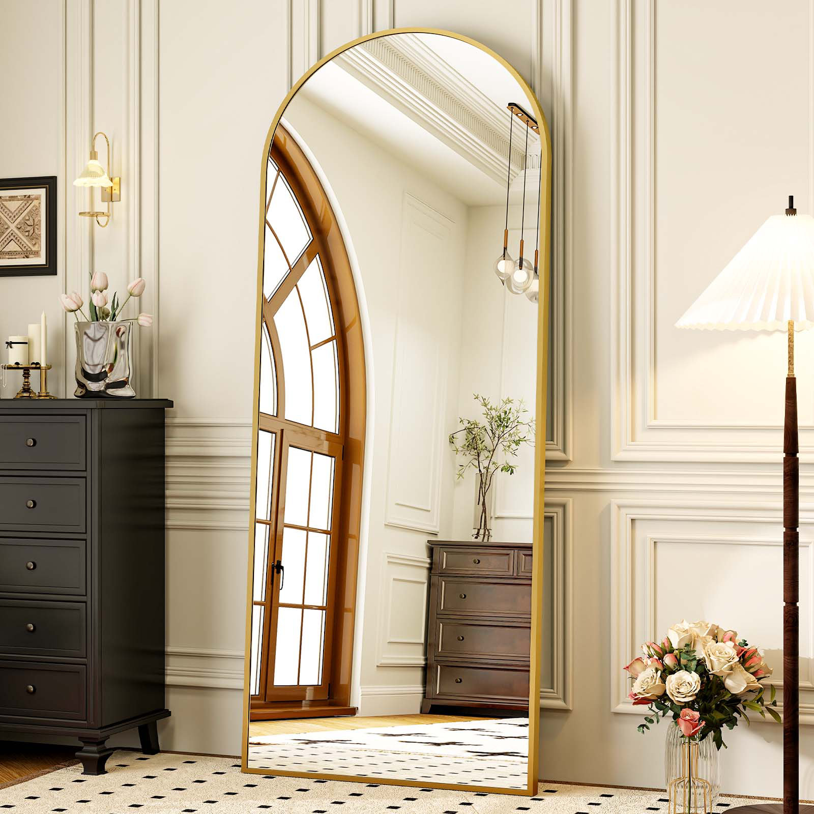 Arch Free Standing Full Length Mirror, 86% off at Wayfair