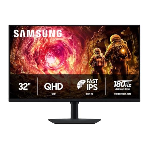 Samsung 32” Odyssey G5 (G50F) Series QHD Gaming Monitor, 43% off at Amazon