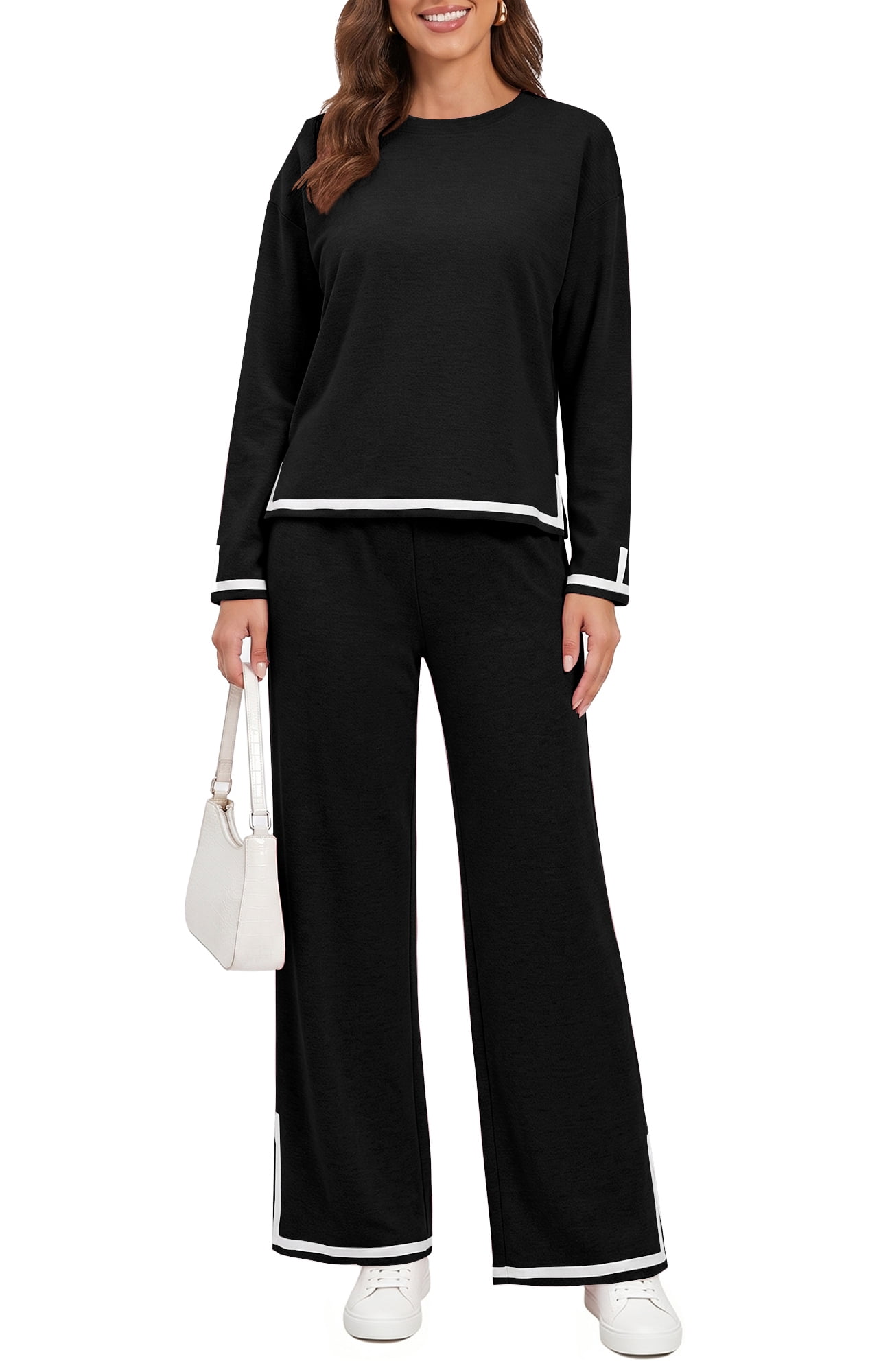 UVN Outfits Sets for Women Casual 2 Piece Lounge Sets Fall Long, 49% off at Walmart