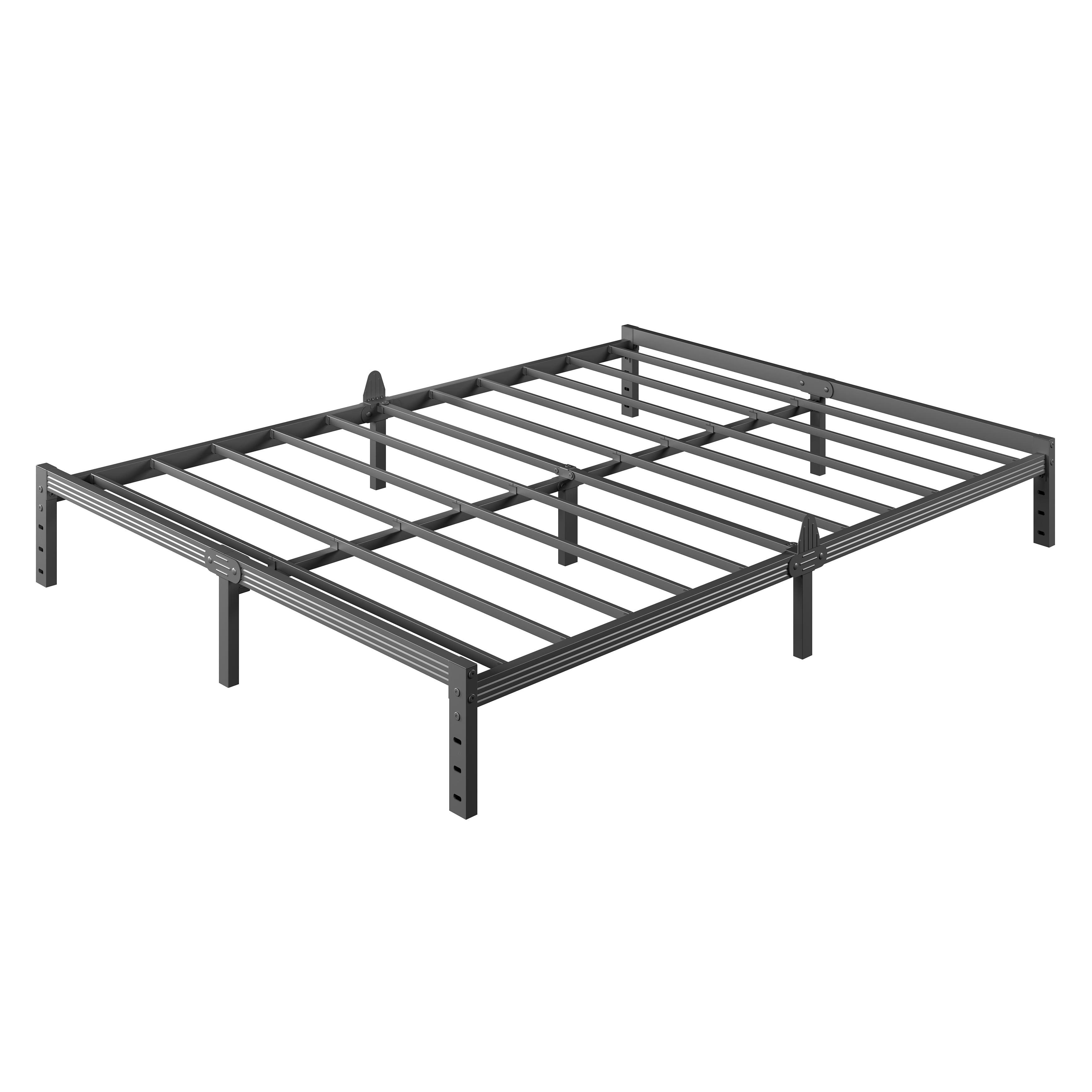 Auroral Zone 10 inch Queen Metal Platform Bed Frame, Heavy Duty Mattress, 43% off at Walmart