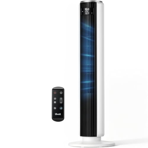Levoit Tower Fan for Bedroom, 28ft/s Fans that Blow Cold Air, 28dB, 27% off at Amazon