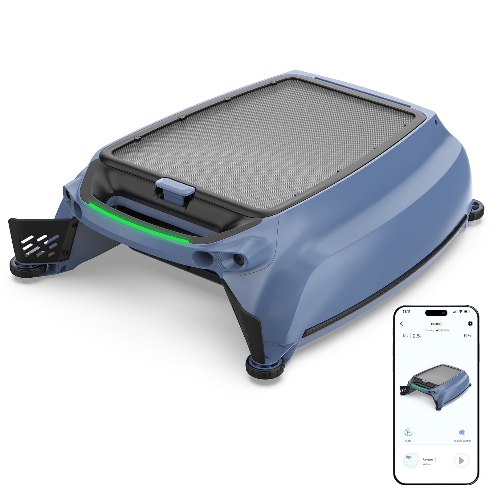 AIRROBO SP200 Pool Skimmer Solar Powered Robotic Cleaner with App, 46% off at Walmart