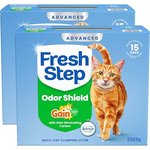 Fresh Step Advanced Odor Shield Multi Cat Clumping Litter with Febreze, 30% off at Amazon