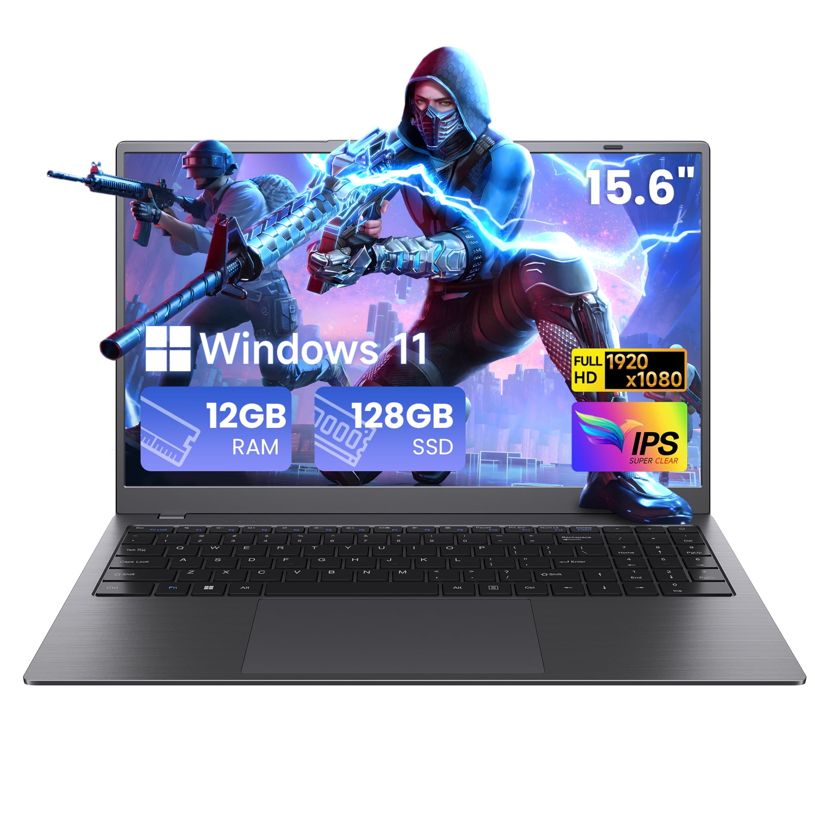 RNRUO 15.6 Laptop with Windows 11, 12GB RAM 128GB SSD, FHD Screen, 49% off at Walmart