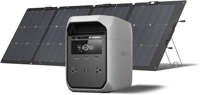EF ECOFLOW Solar Generator Delta 3 Classic with 220W Solar Panel, 1024Wh, 36% off at Amazon