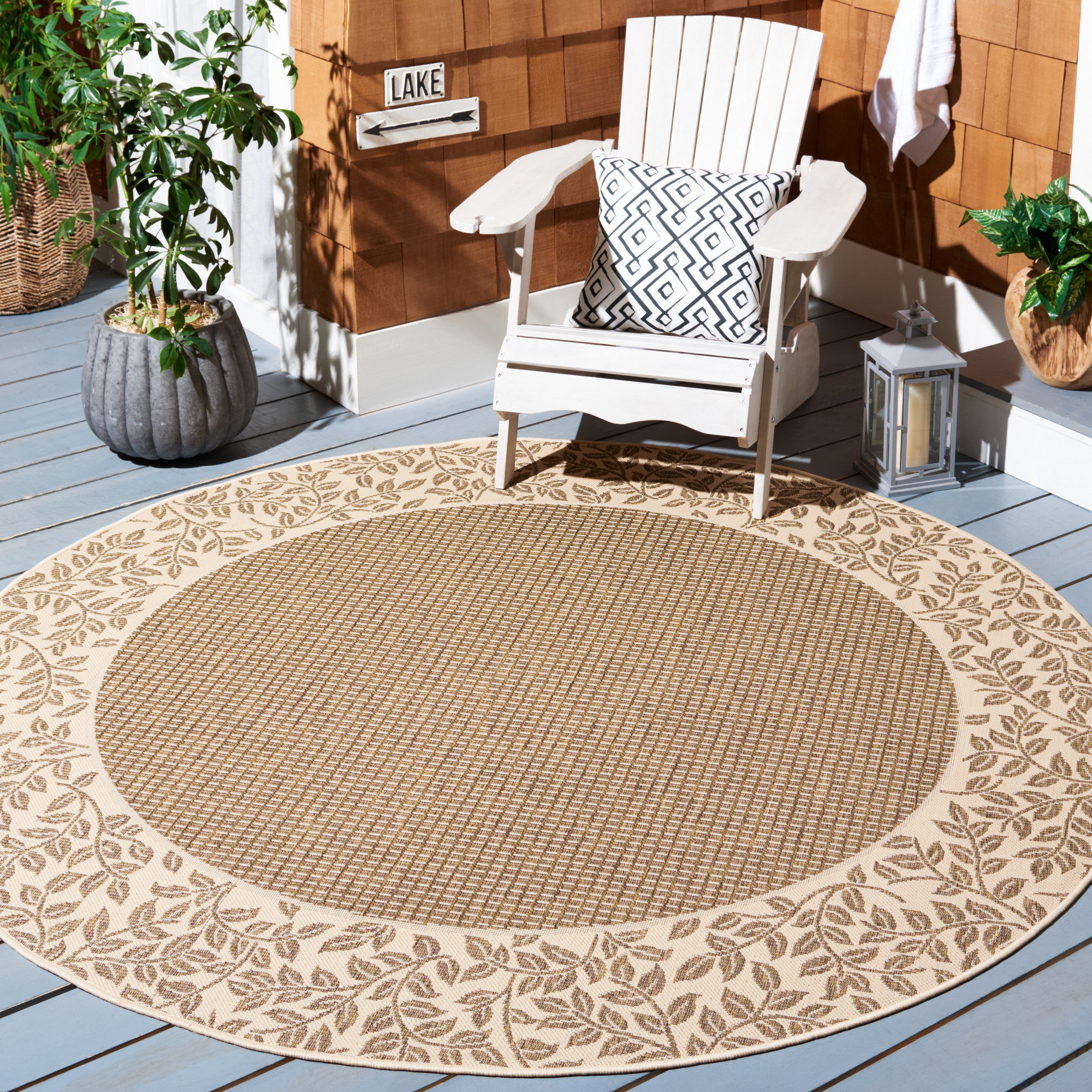 Herefordshire Performance Floral Indoor/Outdoor Area Rug, 72% off at Wayfair