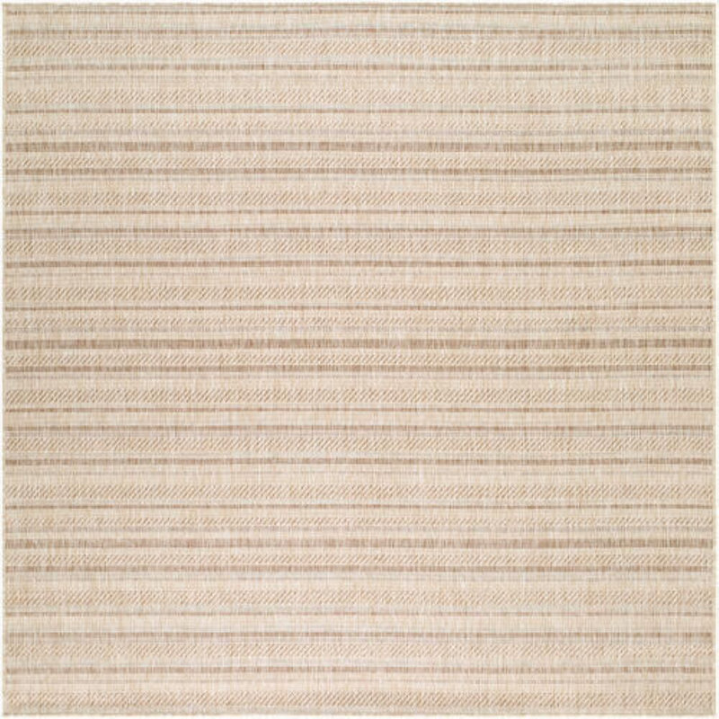 Mendota Bellino Striped Oatmeal Indoor/Outdoor Area Rug, 75% off at Wayfair
