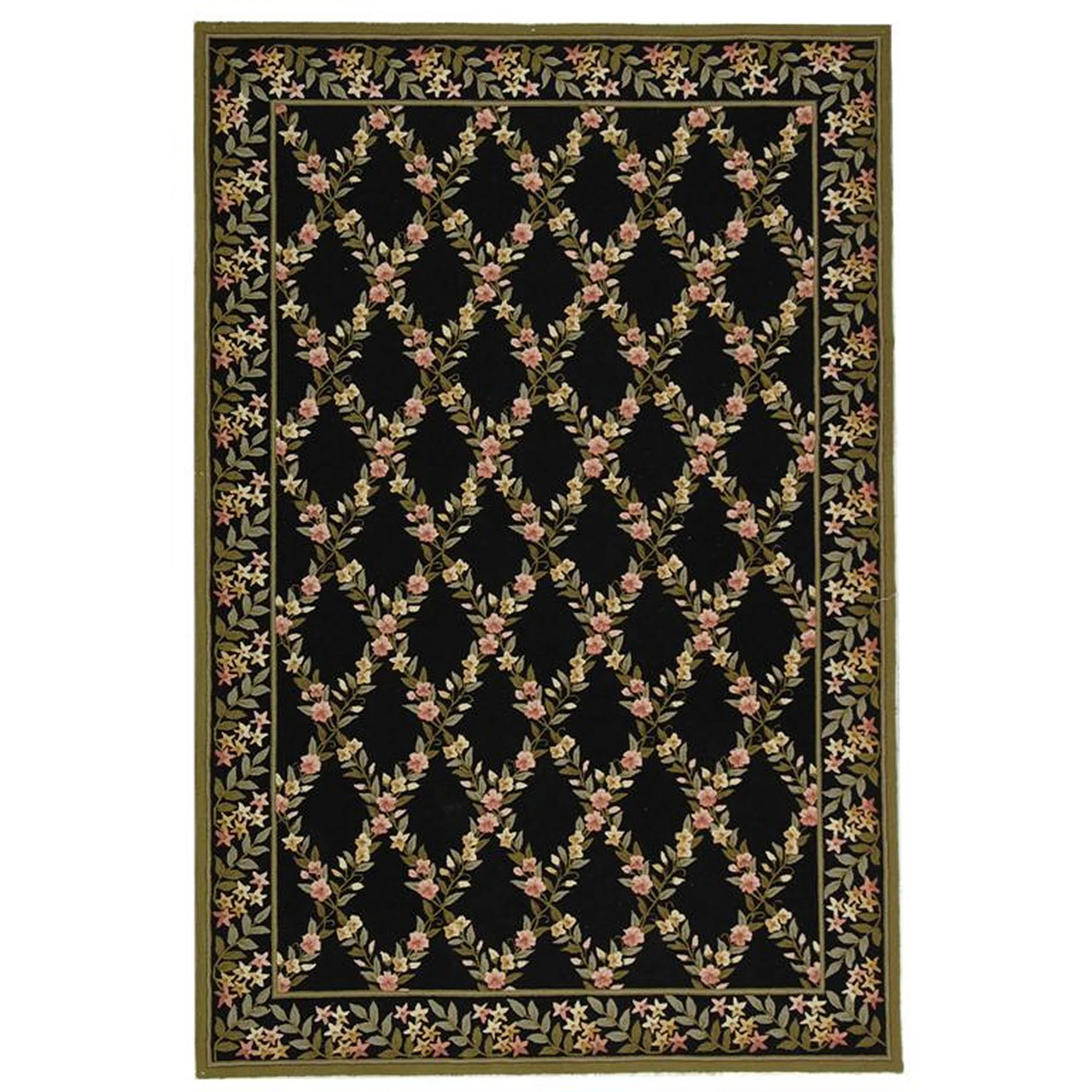 Pipers Hand Tufted New Zealand Wool Floral Rug, 74% off at Wayfair