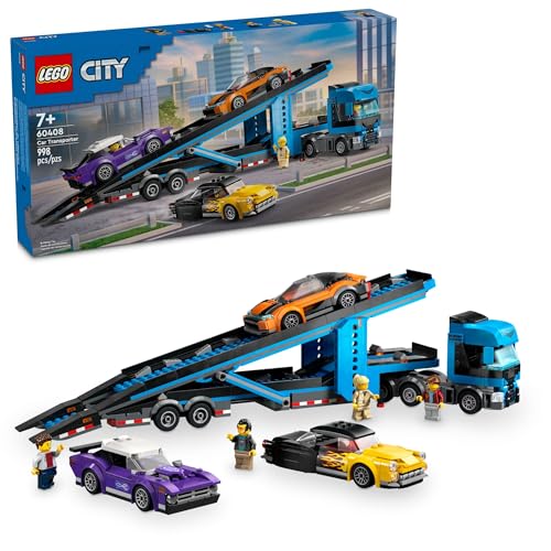 LEGO City Car Transporter 60408 Back to School Gift for Students, Building, 30% off at Amazon