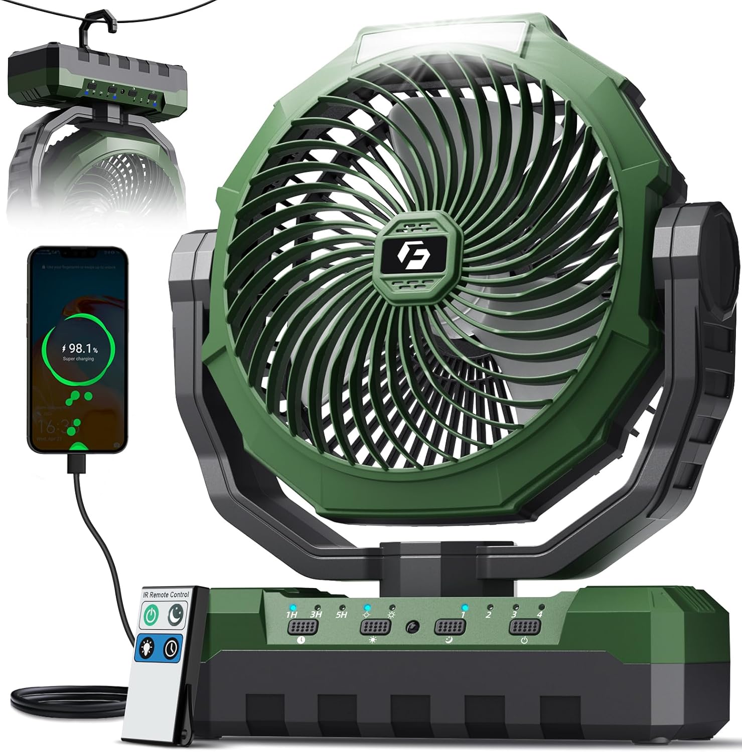 FRIZCOL 3-in-1 Camping Fan, 29% off at Amazon