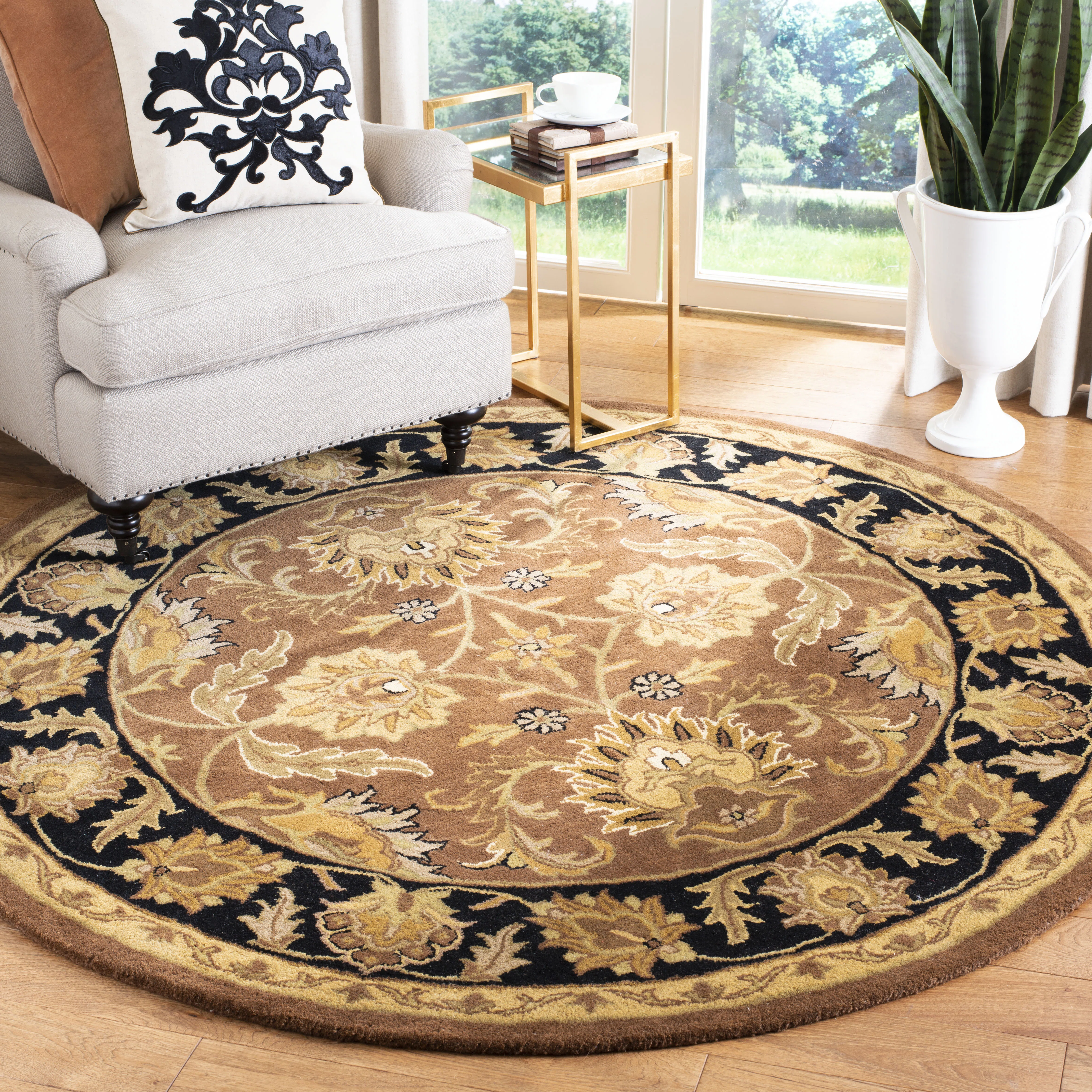 Alger Hand Tufted Wool Oriental Rug, 76% off at Wayfair