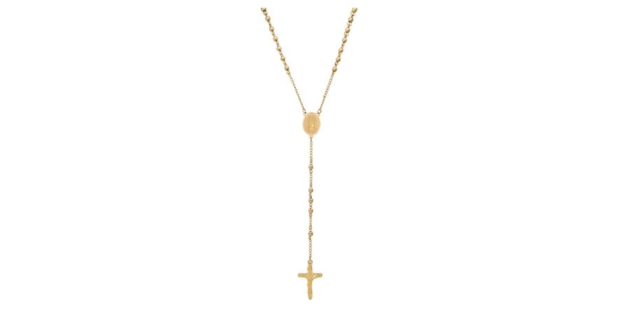Beaded Rosary w- Medal & Cross, 72% off at Woot