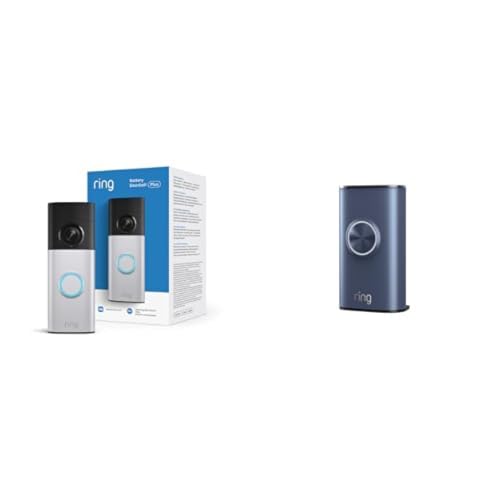 Ring Battery Doorbell Plus (newest model), Retinal 2K with wide-angle video, up, 44% off at Amazon