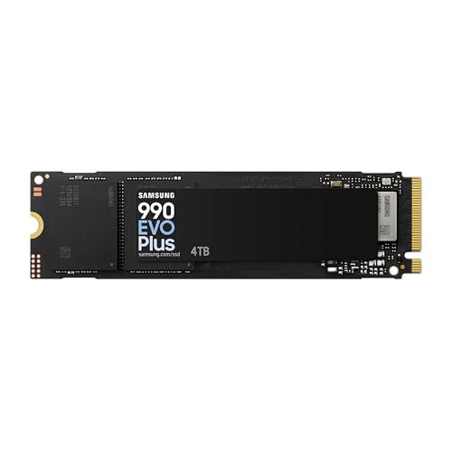 Samsung SSD 990 EVO Plus 4TB, PCIe Gen 4x4 5x2 M.2 2280, 46% off at Amazon
