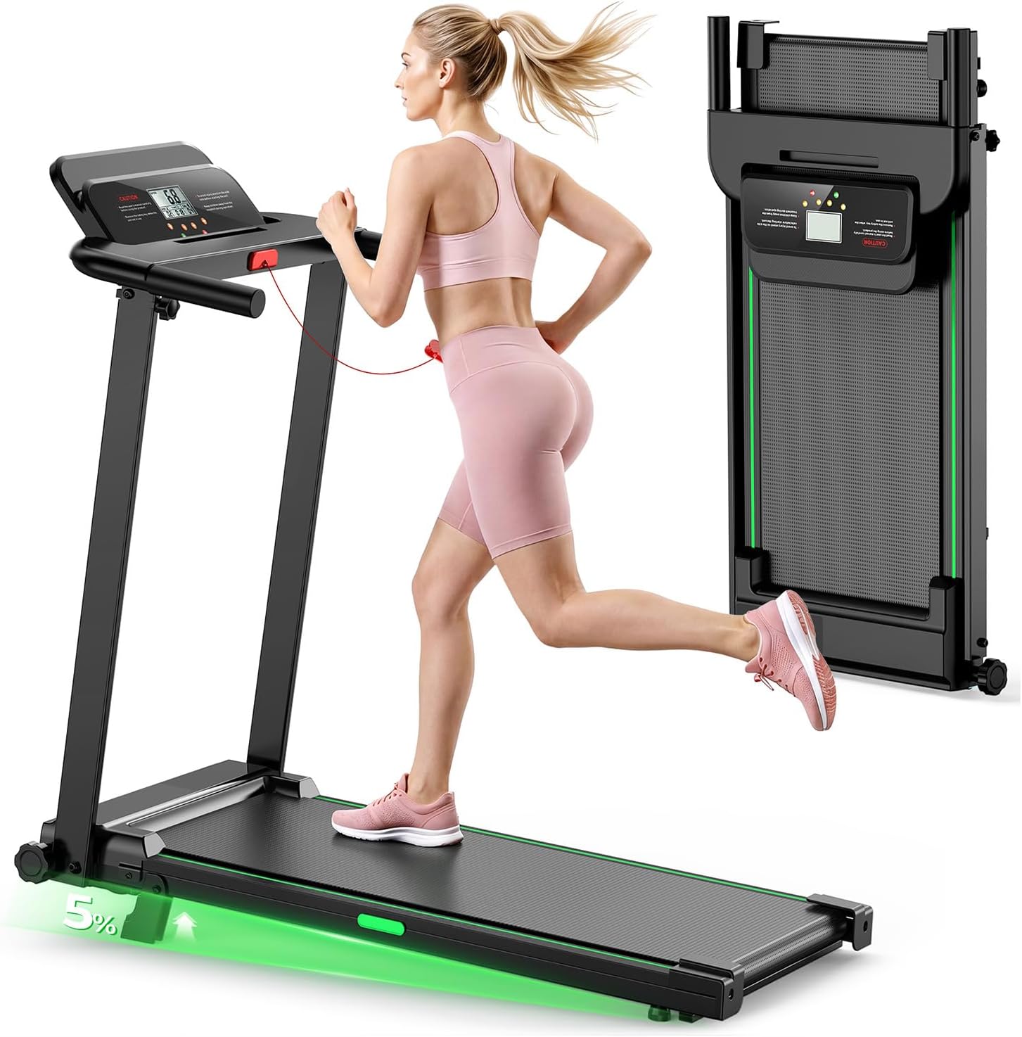 Treadmills for Home, Walking Pad with Incline, Caminadoras para Hacer Ejercicio, 40% off at Amazon