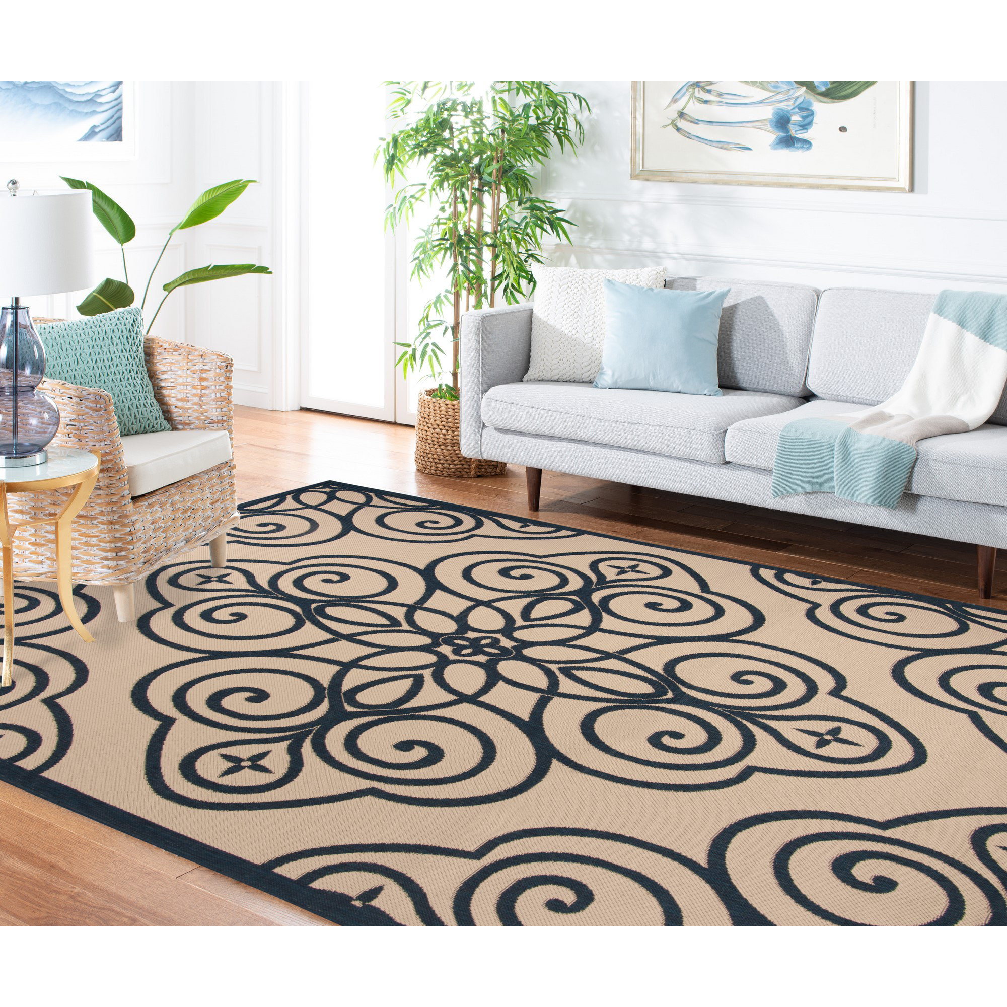 Chesterfeld Martha Stewart Performance Geometric Rug, 72% off at Wayfair