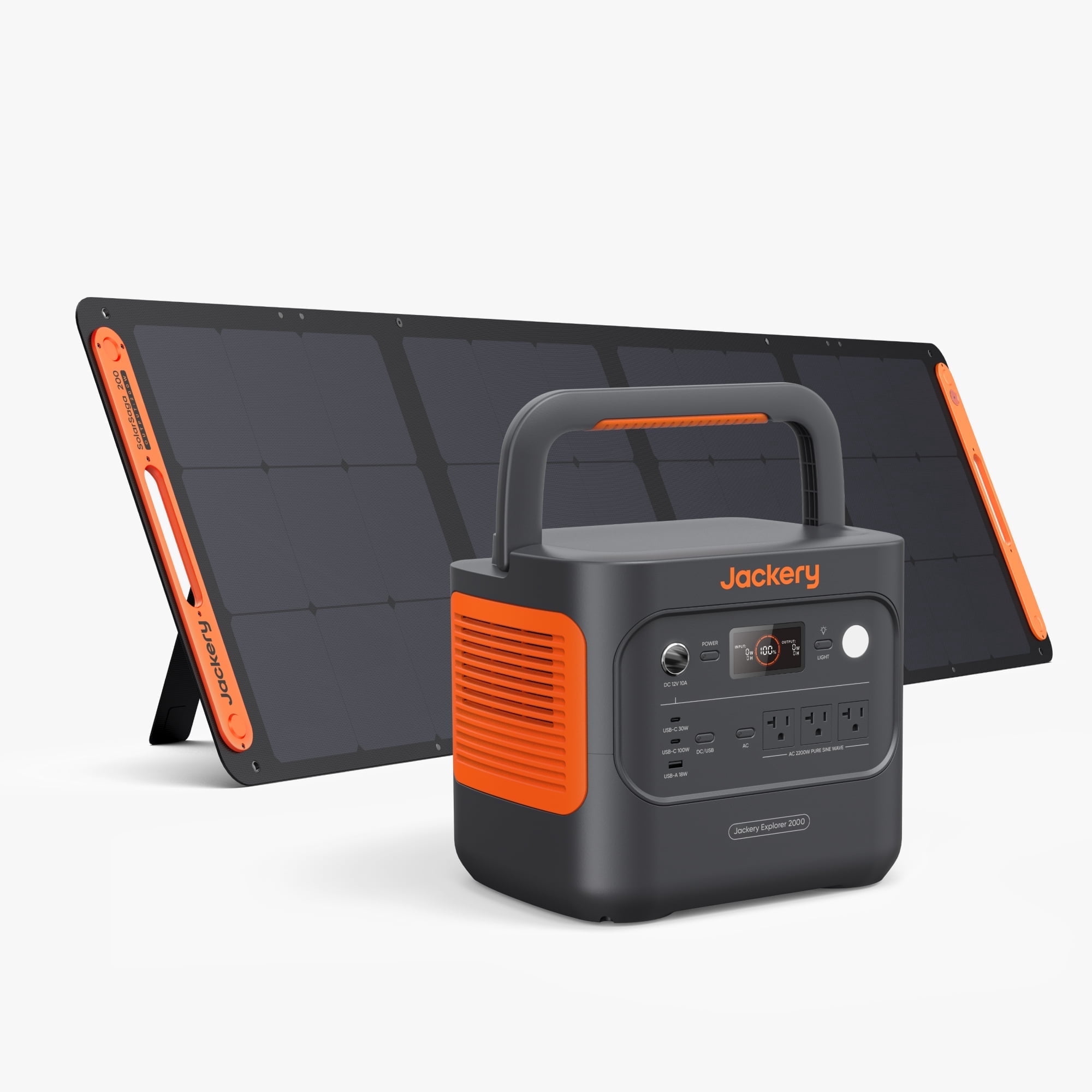 Jackery Solar Generator 2000 V2 Power Station & 200W Solar Panel, 2036Wh, 35% off at Walmart