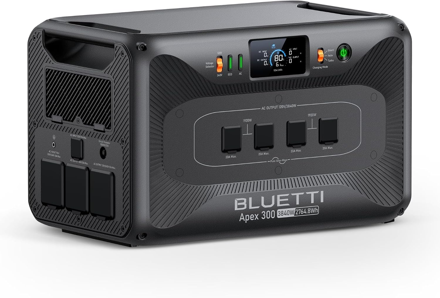 BLUETTI Apex 300 Portable Power Station 2764.8Wh 3840W LFP Solar Generator, 21% off at Amazon