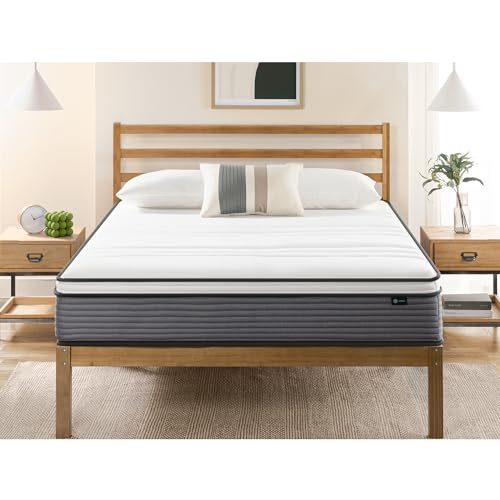 ZINUS 10 Inch True Support Hybrid Mattress [New Version], Queen, Fiberglass, 41% off at Amazon