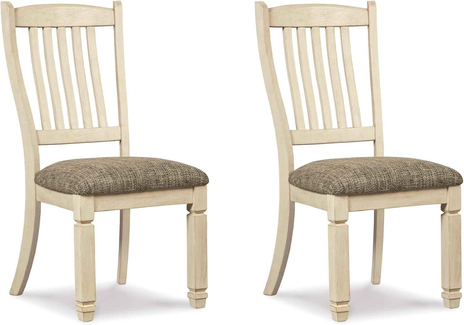 Signature Design by Ashley Bolanburg 20 Upholstered Dining Room Chair, Set of, 43% off at Amazon