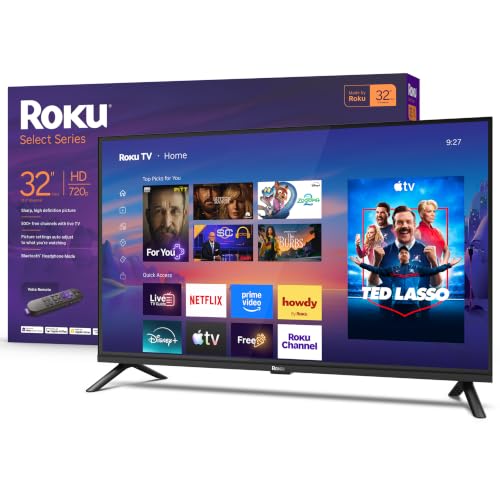 Roku 32-Inch Select Series Smart TV 2026-720p HD TV, 23% off at Amazon