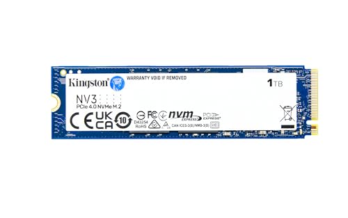 Kingston NV3 1TB M.2 2280 NVMe SSD PCIe 4.0 Gen 4x4, 25% off at Amazon