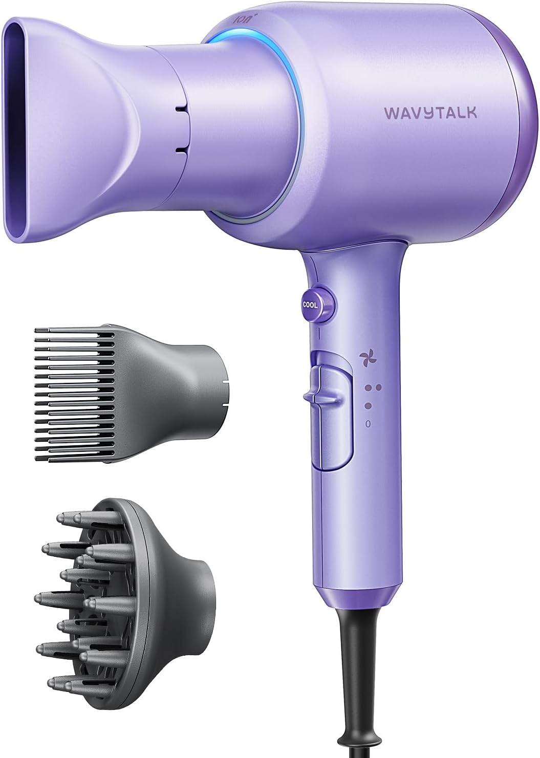 Wavytalk Blown Away Ionic Hair Dryer with Diffuser for Curly Hair 1875W, 30% off at Amazon