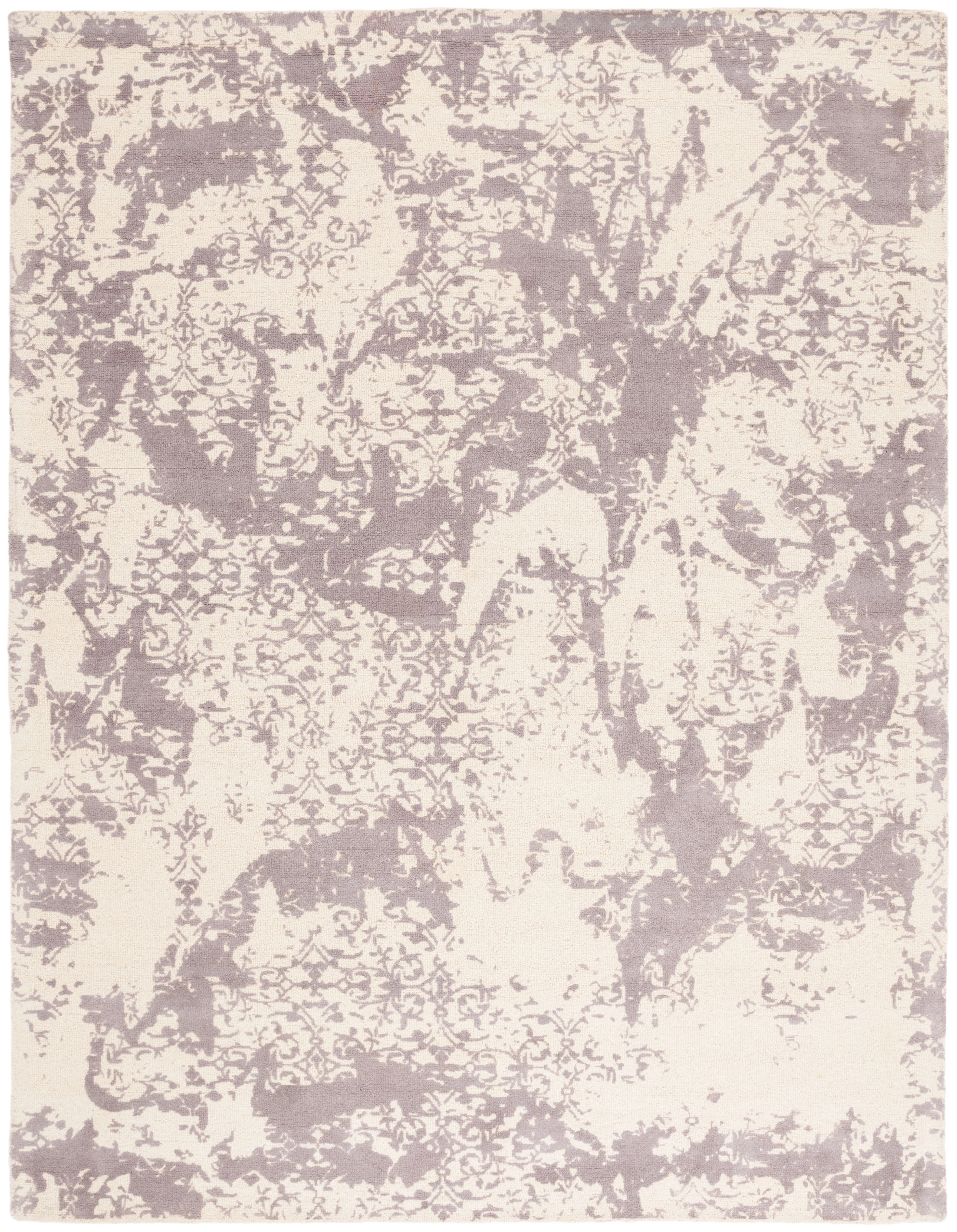 Socorro Hand Tufted Wool/Cotton Abstract Rug in Gray/Ivory, 76% off at Wayfair