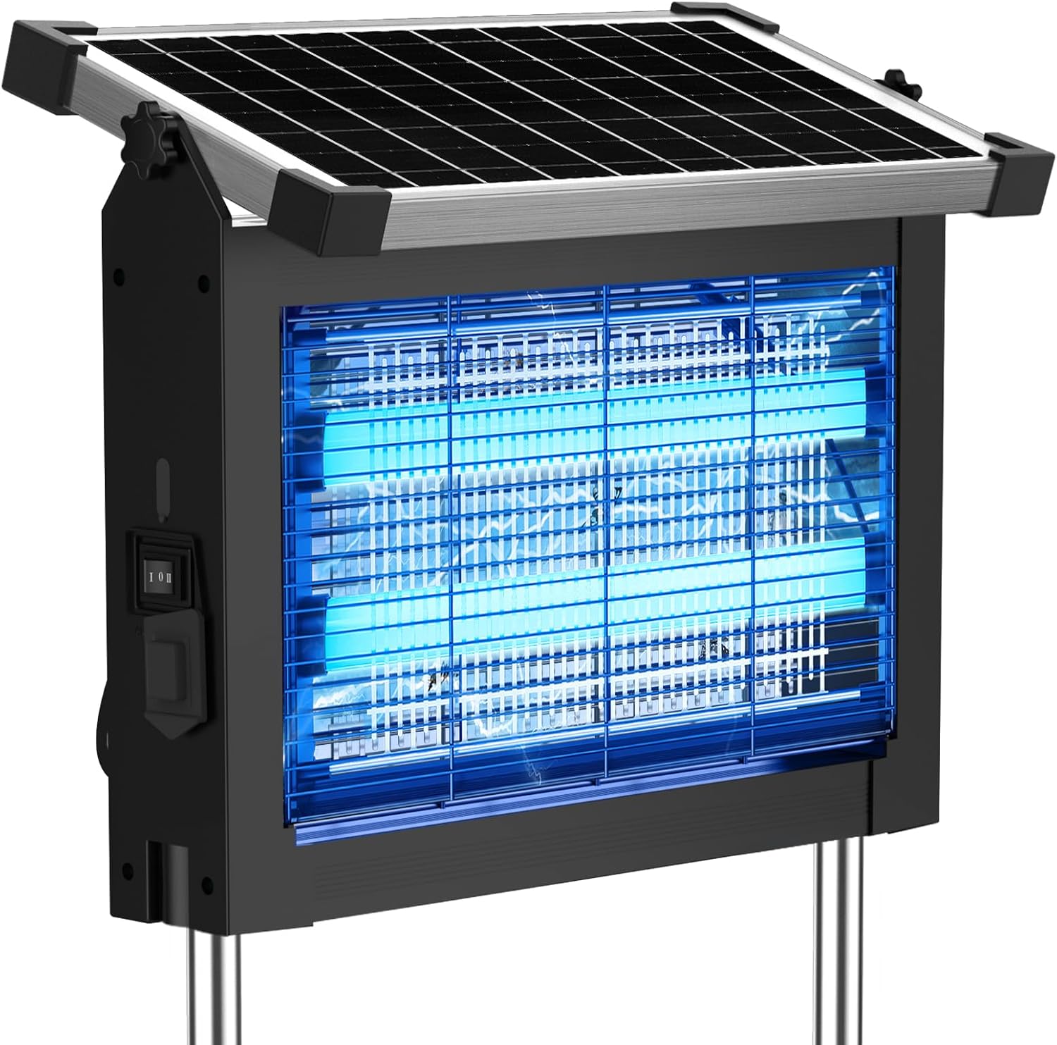 Solar Bug Zapper Outdoor, 4500V Mosquito Zapper Waterproof with Panel Sensor, 34% off at Amazon