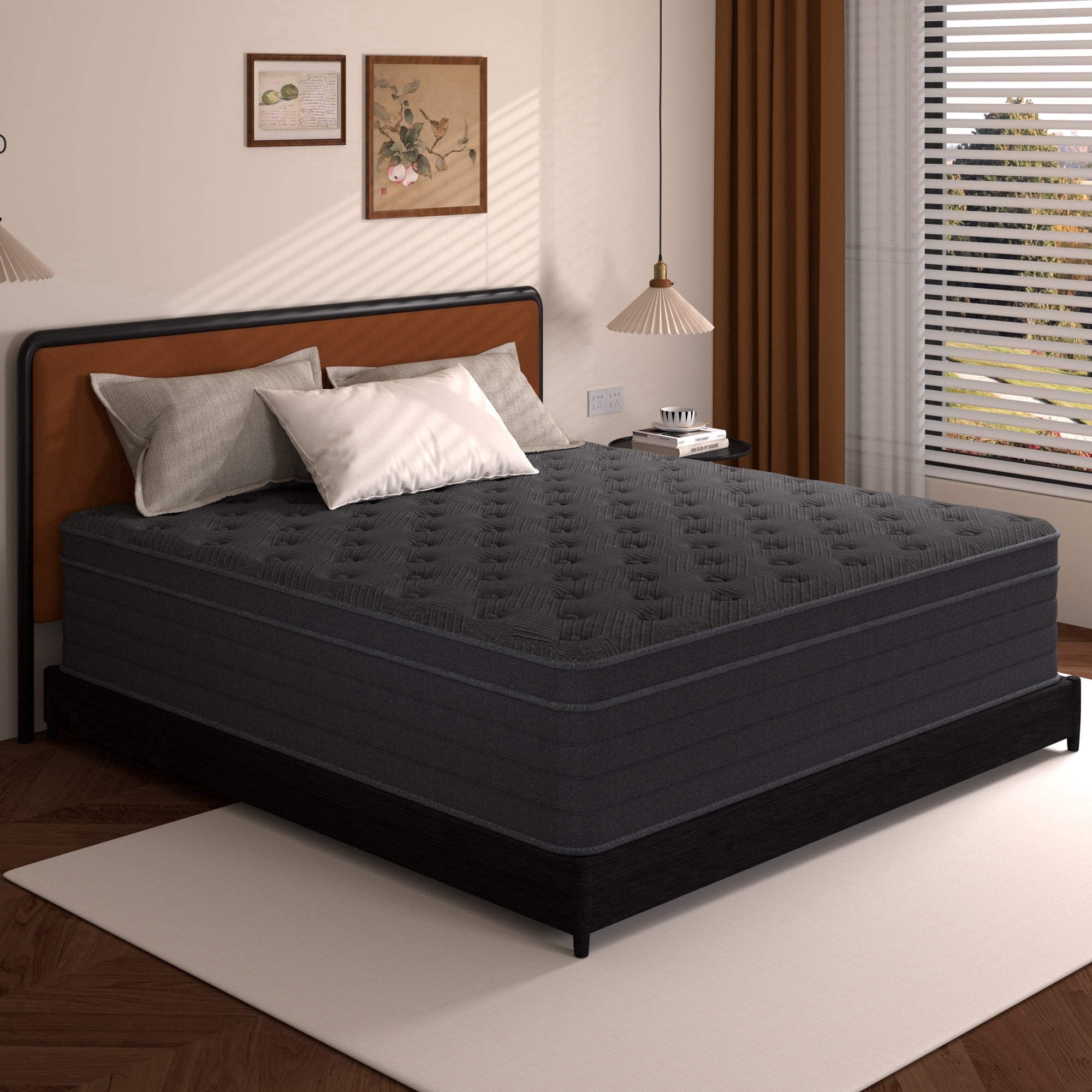 12 Inch Queen Size Mattress,Gray Cooling Gel Memory Foam Mattress in a, 46% off at Walmart