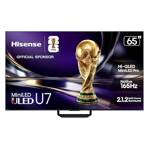 Hisense 65 U7 Mini-LED ULED 4K UHD Best Premium Gaming Smart Google, 43% off at Amazon