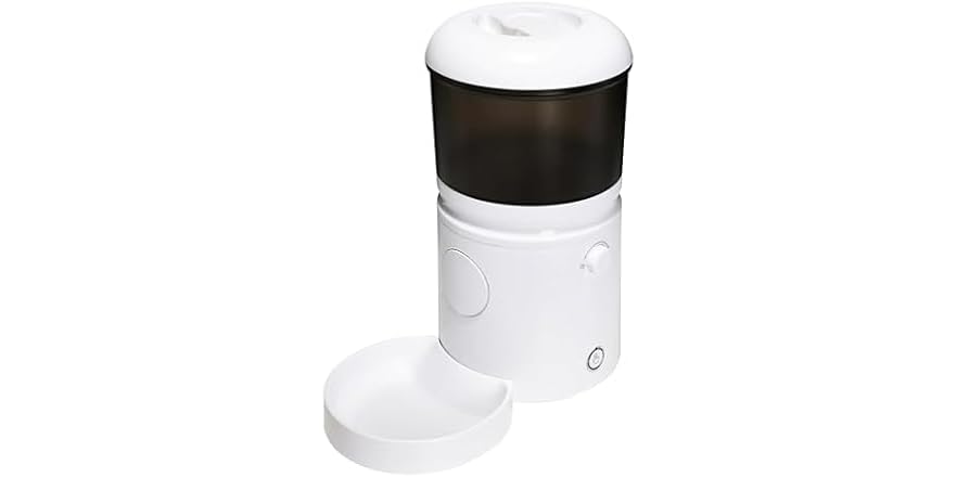 Amazon Basics Automatic Cat Feeder with Voice Recorder, 42% off at Woot