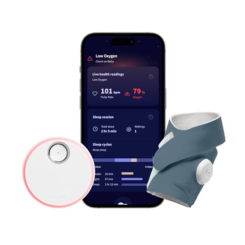 Owlet Dream Sock Smart Wearable Baby Monitor Tracks Heart Rate & Oxygen, 37% off at Amazon