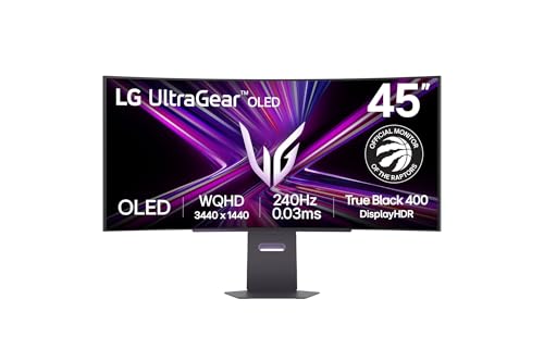 LG 45GX900A-B 45-Inch Ultragear WQHD (3440 x 1440) OLED Curved Gaming Monitor, 41% off at Amazon