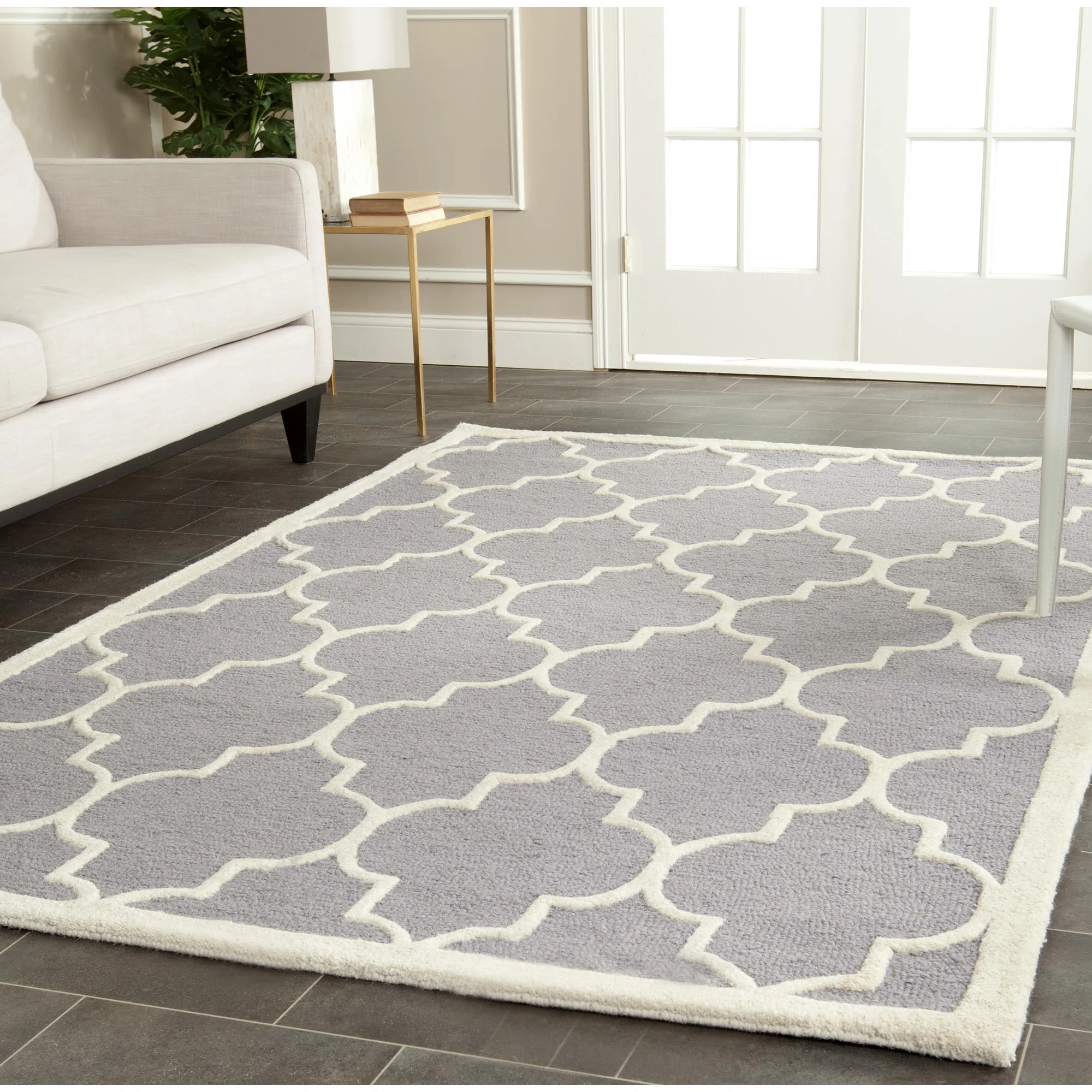 Cambridge Hand Tufted Wool Geometric Rug, 78% off at Wayfair