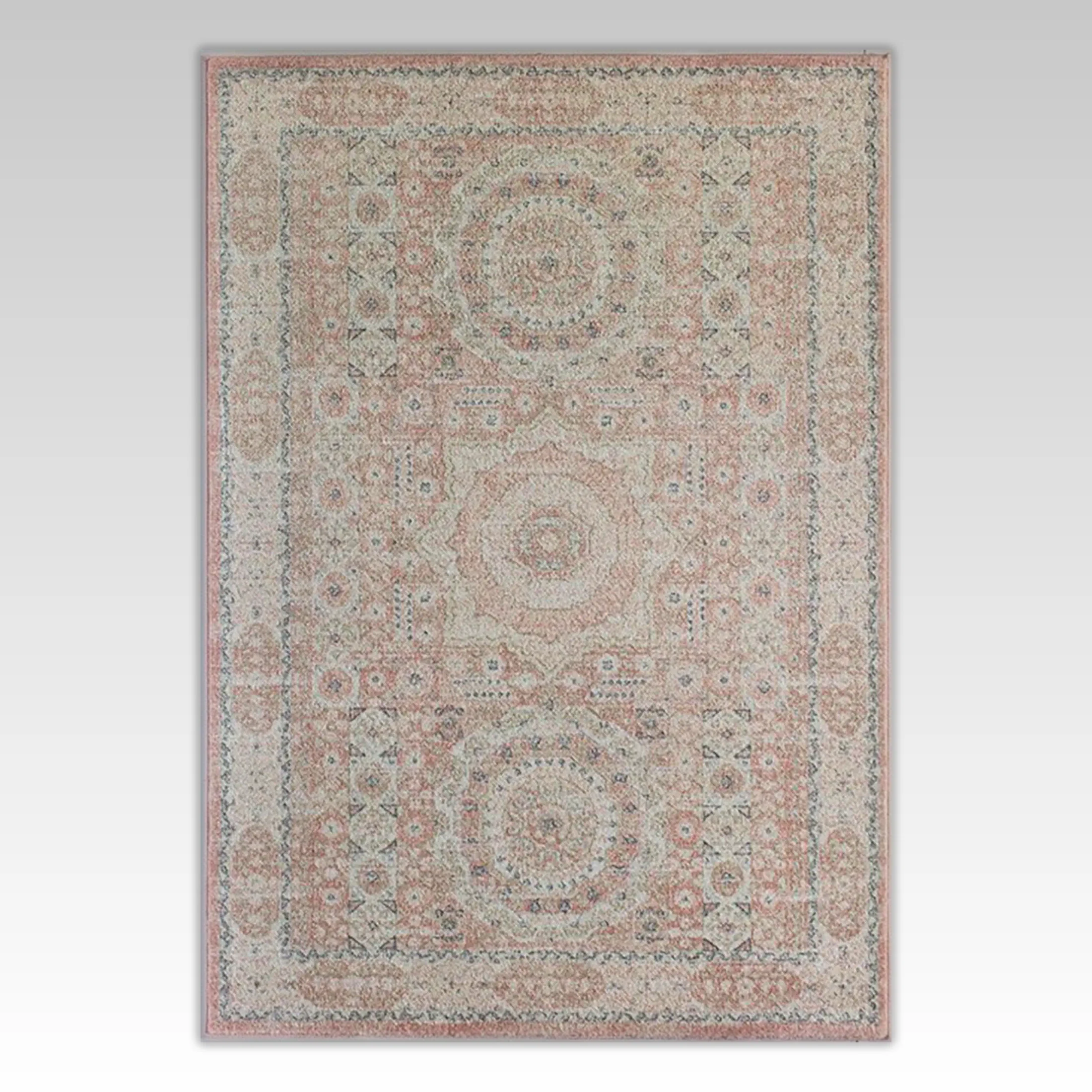 Hailey Vintage Pink Lemonade Area Rug, 75% off at Wayfair