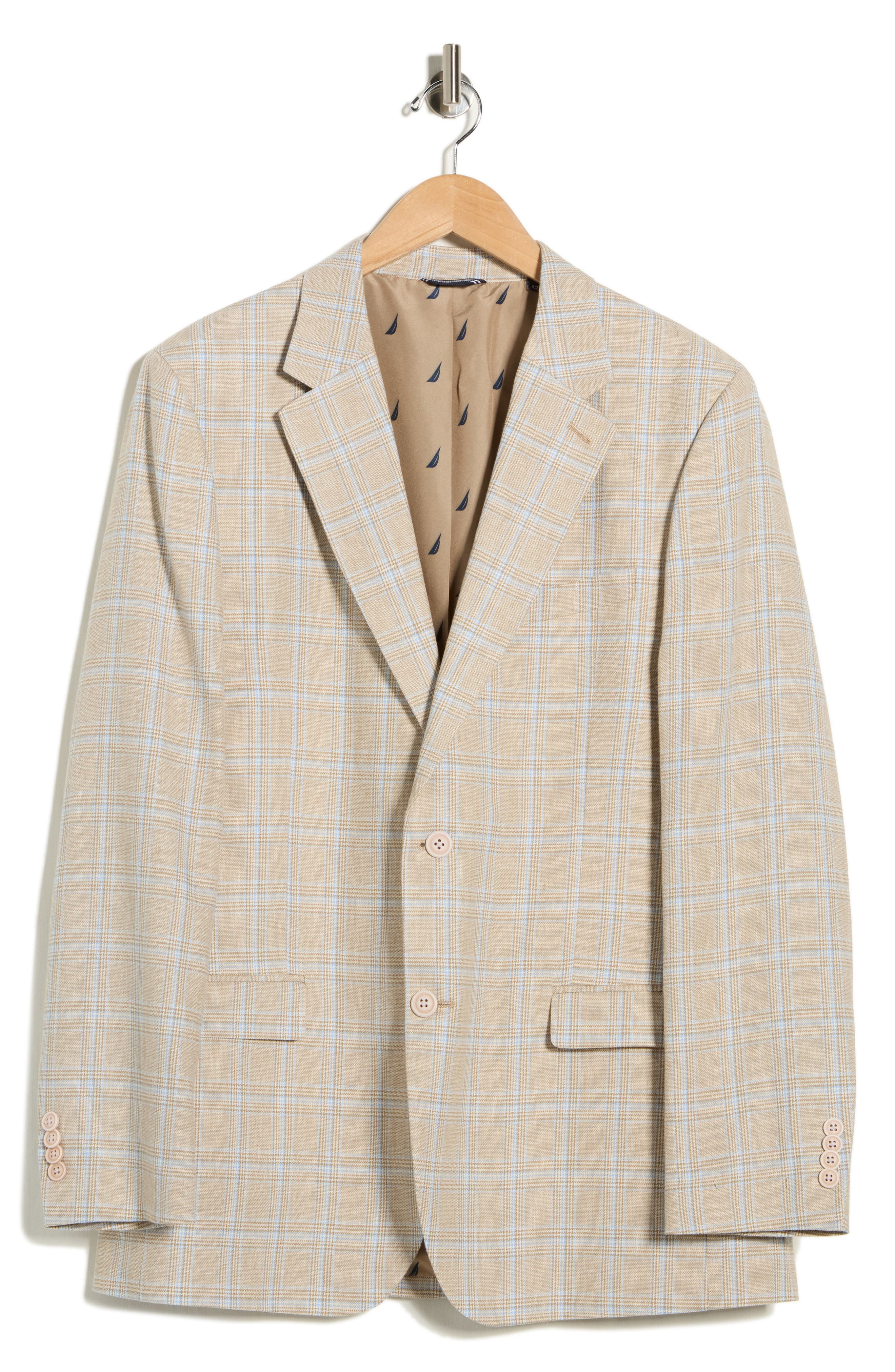 Nautica Plaid Cotton & Linen Blend, 82% off at Nordstrom Rack
