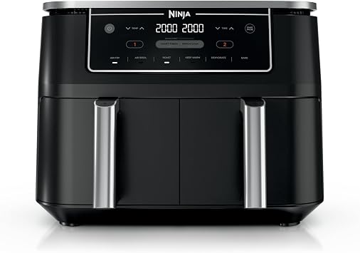 Ninja Foodi Air Fryer, 10 Qt DualZone, 6-in-1, Black, DZ302, 35% off at Amazon