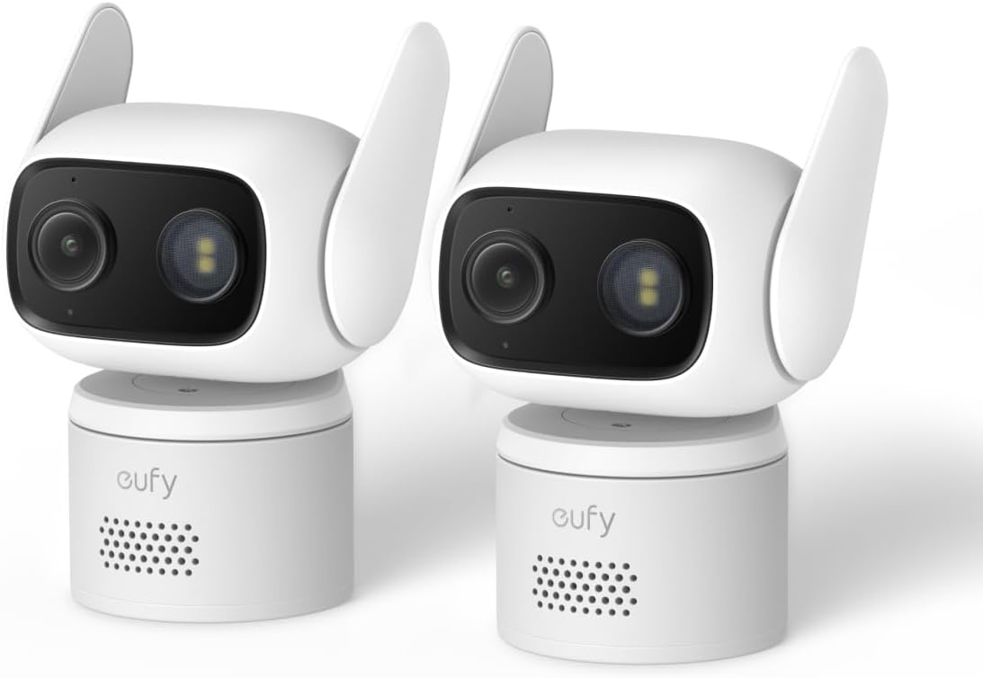 eufy Security Indoor/Outdoor Camera C31(2-Pack), IP66, Spotlight-Free Color, 32% off at Amazon