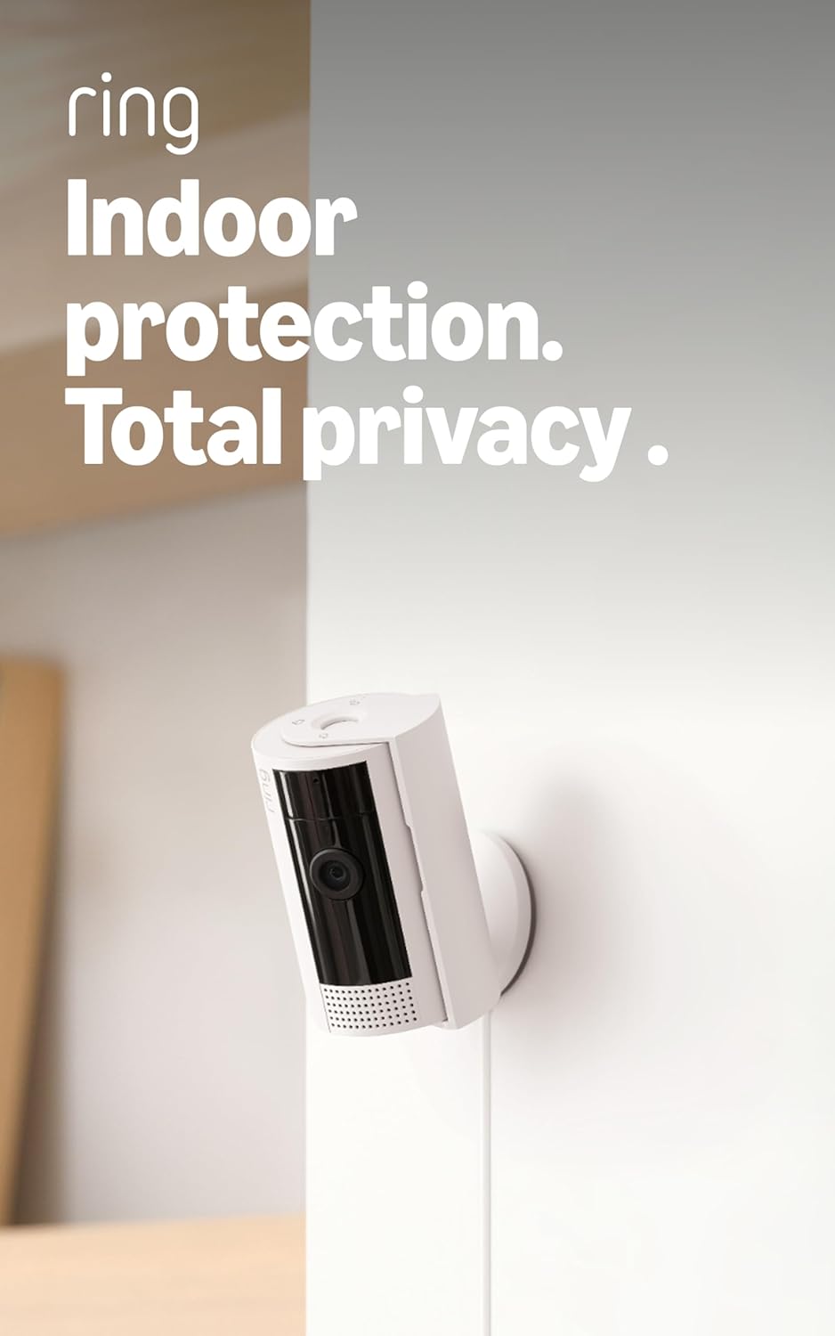 Ring Indoor Cam, Home or business security in 1080p HD video, White, 40% off at Amazon