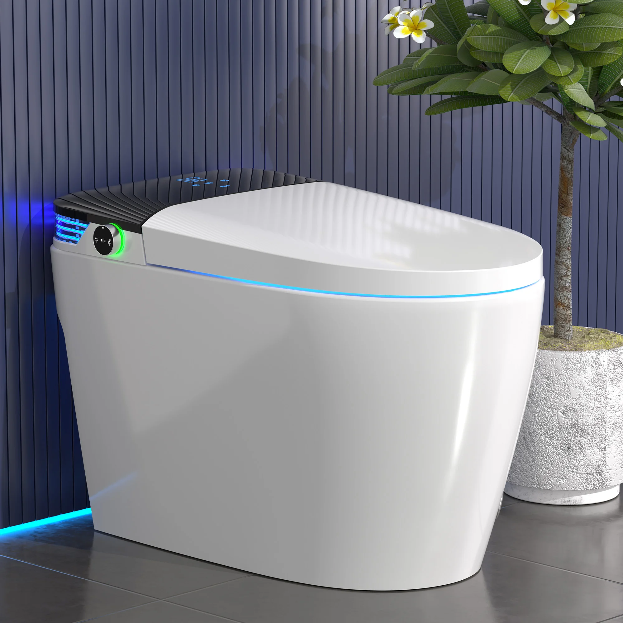 BCANHOME Smart Toilet with Auto Open/Close Lid,MaP 1000 Siphon Jet, 85% off at Wayfair