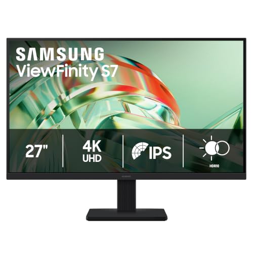 Samsung 27 ViewFinity S7 (S71H) 4K UHD IPS HDR10 High Resolution Monitor, 28% off at Amazon