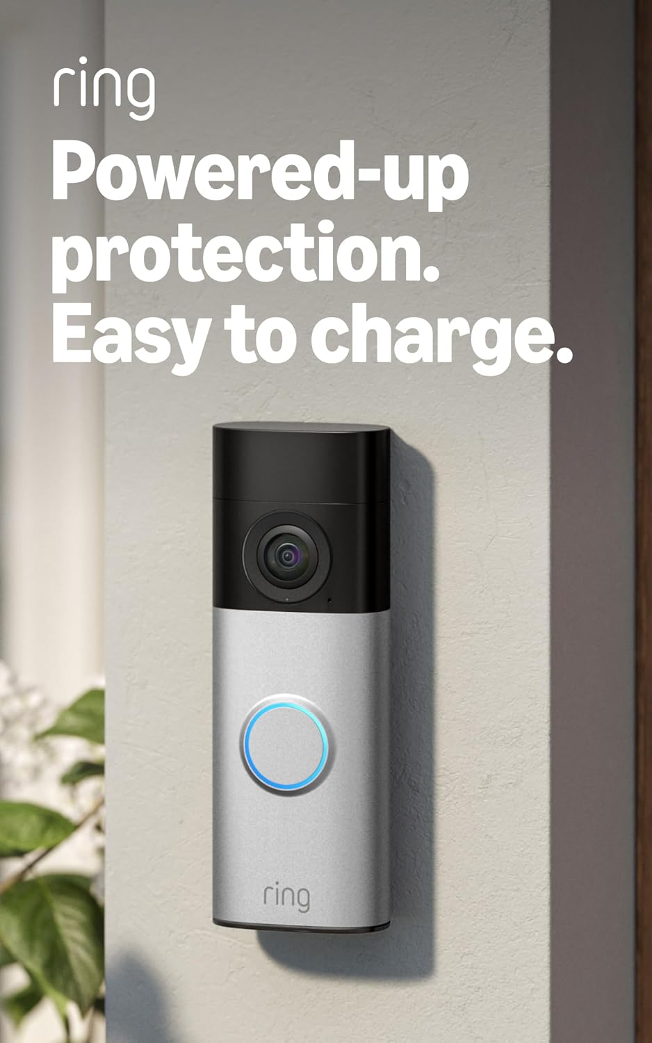 Ring Battery Doorbell Plus (newest model), Retinal 2K with wide-angle video, up, 33% off at Amazon